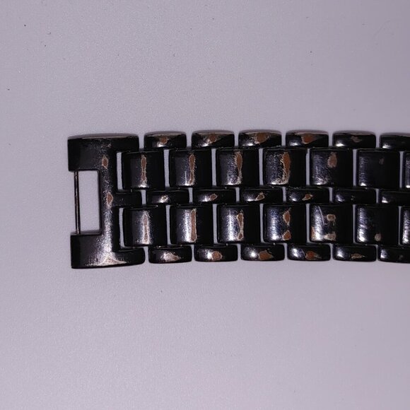 Men's Lava Iron Metal LED Faceless Bracelet Wrist Watch - Picture 9 of 10